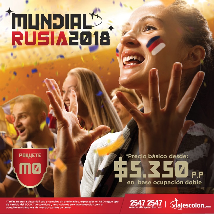 VIAJES COLON RUSIA 2018