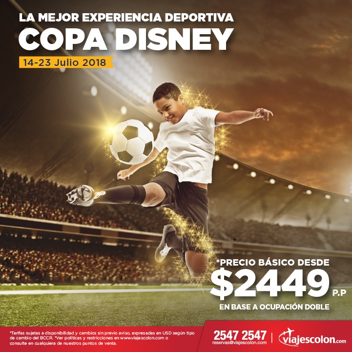 VIAJES COLON COPA DISNEY