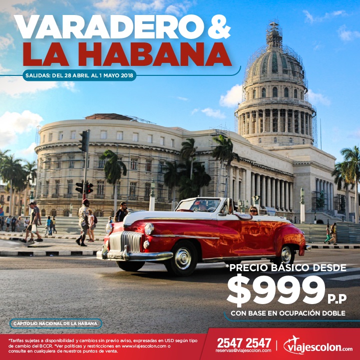 VIAJES COLON CUBA