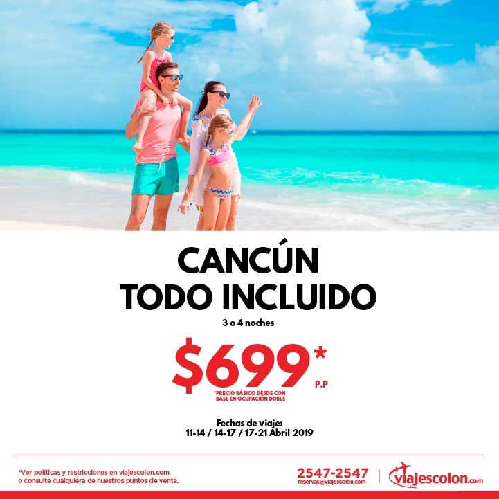 VIAJES COLON CANCUN